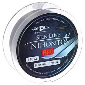 Mikado Nihonto Silk Monofilament 150 M Grå 0.180 mm
