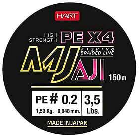 Hart Mj Aji 150 M Braided Line Lila 0.047 mm