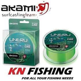 Akami Uneru Monofilament 300 M Grönt 0.260 mm