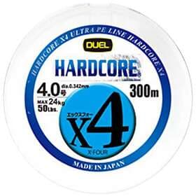 Duel Hardcore X4 Braided Line 300 M Vit 30 Lbs