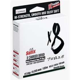 Sufix X8 Braided Line 150 M Gul 0.128 mm