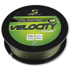 Carp Spirit Velocity Xs fishing Line 1200 M Grönt 0.400 mm