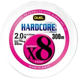 Duel Hardcore X8 Braided Line 300m Multicolor 30 Lbs