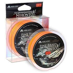 Mikado Nihonto Fine Braided Line 150 M Orange 0.120 mm