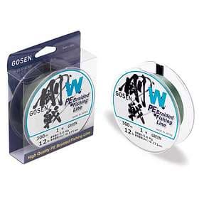 Gosen W Pe Braided Line 300 M Grönt 0.418 mm