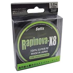 Sufix Rapinova X-8 Braided Line 150 M Grönt 0.165 mm