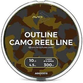 Avid Carp Outline Reel 300 M fishing Line Guld 10 Lbs