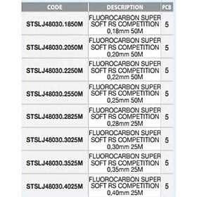 Sunset Super Soft Rs Competition 25 M Line Durchsichtig 0.300 mm
