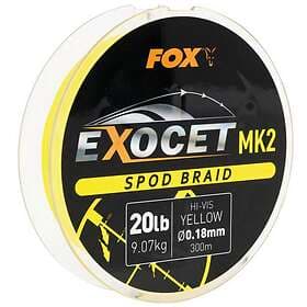 Fox International Exocet Spod Braid 300 M Gul 0.180 mm