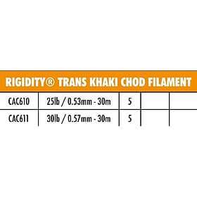 Fox International Edges Rigidity 30 M Line Röd 0.530 mm
