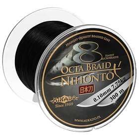 Mikado Nihonto Octa Braided Line 300 M Svart 0.300 mm