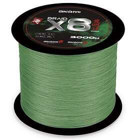 Akami Yoake X8 Braided Line 3000 M Grönt 0.230 mm