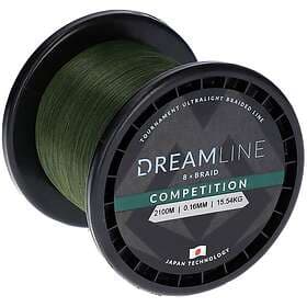 Mikado Dreamline Competition Braided Line 2100 M Grönt 0.180 mm