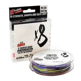 Sufix X8 Braided Line 300 M Flerfärgad 0.148 mm