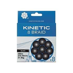 Kinetic Cyber 8 Braided Line 300 M Svart 0.260 mm