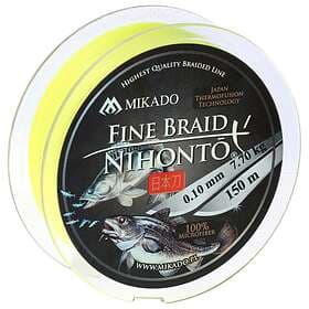 Mikado Nihonto Fine Braided Line 150 M Gul 0.140 mm