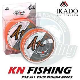 Mikado Nihonto Fine Braided Line 150 M Orange 0.080 mm
