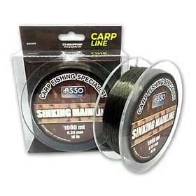 ASSO Sinking Mainline 1000 M Carpfishing Line Durchsichtig 0.350 mm