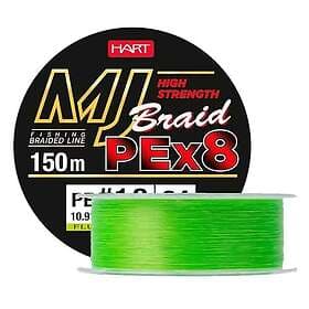 Hart Mj Braided Line 150 M Grönt 0.165 mm