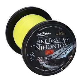 Mikado Nihonto Fine Braided Line 3000 M Gul 0.060 mm