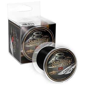 Mikado Nihonto Octa Braided Line 300 M Svart 0.180 mm