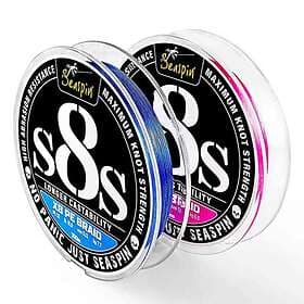 Seaspin S8s X8 Braided Line 300 M Blå 0.150 mm