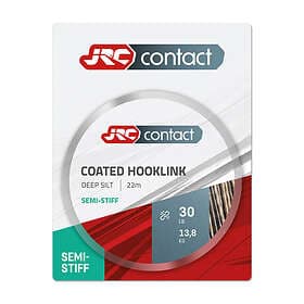 JRC Coated Hooklink Deep Silt Semi Stiff Braided Line 22 M Brun 30 Lbs