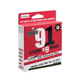 Sufix 91 Braid Lo-Vis Green 150m 0.235mm 14.5kg