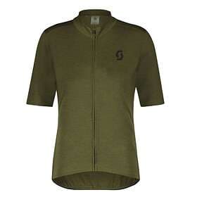 Scott Cycling Jersey Gravel Merino SS fir green/black S
