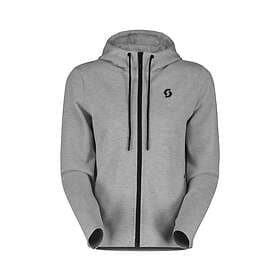 Scott Fritidströja Hoody Dam Tech Zip grey melange M