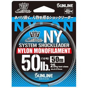 Sunline SM System Shock Leader 50m Clear 100lb 0.80mm
