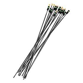Mavic Kit 12 Crossmax Sl/sls/xl/xls 29´´ Front/rear Spokes Svart 298 mm