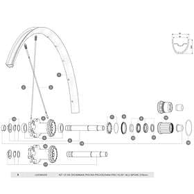 Mavic Crossmax Pro/xa Pro/deemax Pro 29 Rear Right 12 Units Svart 278 mm