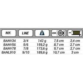 Baetis Navia Flyfishing Reel Svart Line 7 / 8