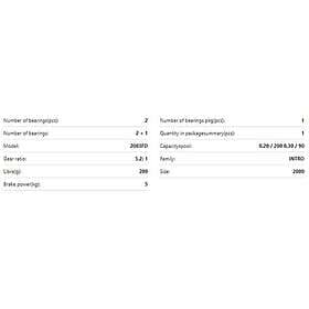 Mikado Intro Fd Spinning Reel Svart 4000