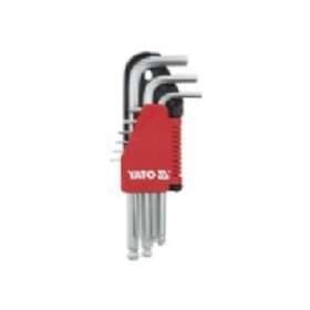 Yato yt-0506 Hexagonal Wrench with Ball 9pcs CRV Long 1.5 10 mm