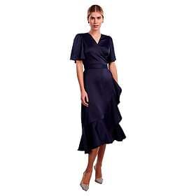 Y.A.S Yasthea Midi Wrap Sleeve Midi Dress