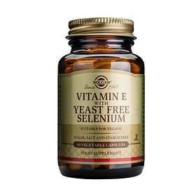 Solgar Vitamin E With Yeast Free Selenium Vegetable 50 Capsules