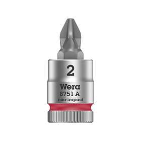 Wera 8751 A 05003351001 Phillipsnyckelbitsuttag PH 2 1/4 (6.3 mm)