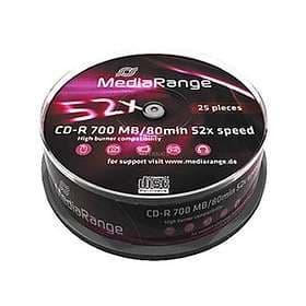 MediaRange CD-R 700MB 52x 50-pack Cakebox