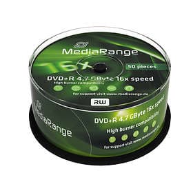 MediaRange DVD+R 4.7GB 16x 50-pack Cakebox