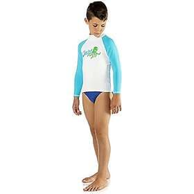 Cressi Rash Guard Long Sleeve T-shirt Vit,Blå 4