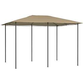 Be Basic Paviljong 3x4x2.6 m gråbrun 160g/m² Taupe