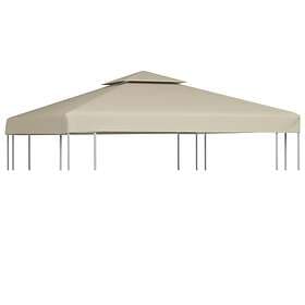 Be Basic Lysthus dekke baldakin erstatning 310g/ m² beige 3 x 3 m