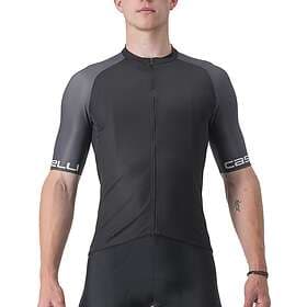 Castelli Entrata VI Kort Tröja Light Black/Dark Grey-Ivory, Str. XS