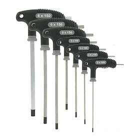 VAR Set Of 7 P Handled Hex Wrenches St