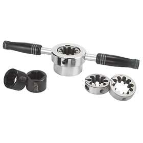 Super B Tb-19454 Fork Shaft Threading Svart,Silver
