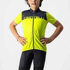 Castelli Neo Prologo Short Sleeve Jersey Grönt 8 Years Pojke