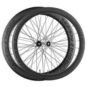 Profile Design Gmr 50/65 Carbon Cl Disc Tubeless Road Wheel Set Svart 12 x 100 /