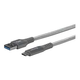 eSTUFF USB typ C-kabel 24 pin USB-C till USB 1 m